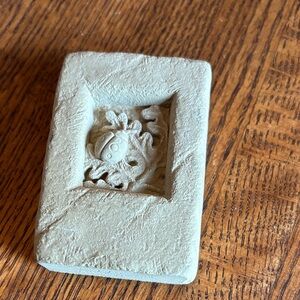 Decorative Stone Plaque with Ladybug Design